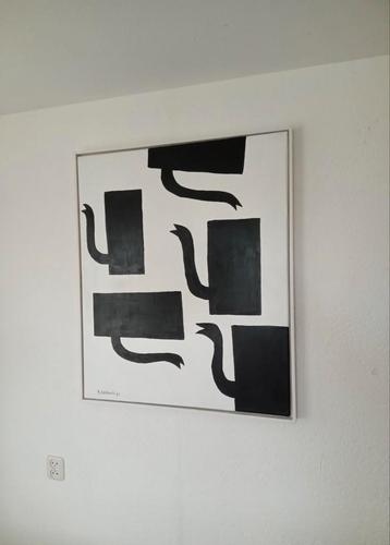 Klaas Gubbels Schilderij - Koffiekannen beschikbaar voor biedingen