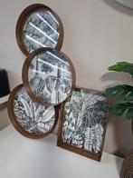 Decoratieve Wanddecoratie met Botanische Prints, Ophalen, Zo goed als nieuw