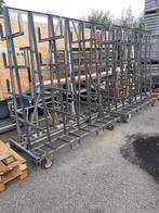 Metalen Transportkarren voor Buizen, Glas, Latten, Ophalen, Gebruikt