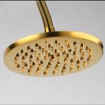 Goude douchekop rond 20 cm messing, Ophalen of Verzenden, Nieuw, Overige typen