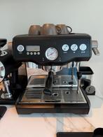 Sage Dual Boiler Zwart - Espressomachine in nette staat, Ophalen, Gebruikt, Espresso apparaat, Gemalen koffie