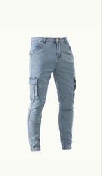 Heren Jeans slim fit Mt 32/M  nieuw, incl nieuw sweatshirt M, Ophalen of Verzenden, Nieuw, Blauw