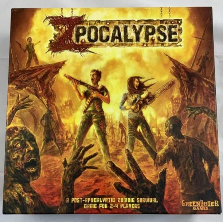 Zpocalypse Greenbrier bordspel zombie spel Engels compleet, Hobby en Vrije tijd, Gezelschapsspellen | Bordspellen, Zo goed als nieuw