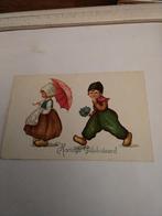 BOERINNETJE  ONDER PARAPLU EN BOERTJE 1935, Ophalen of Verzenden, 1920 tot 1940