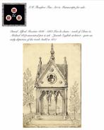 David Mocatta Graf van Heloise en Abelard pen tekening 1829, Verzenden