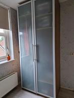 Kledingkast Pax met matglas deuren - 100x60x240cm, Huis en Inrichting, Kasten | Kledingkasten, Ophalen