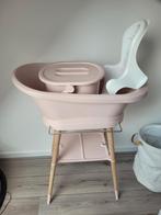 Roze babybadje compleet, Kinderen en Baby's, Badjes en Verzorging, Ophalen of Verzenden, Zo goed als nieuw, Luieremmer, Bébé-jou