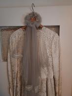 Trouwjurk jaren 60, Trouwjurk, Wit, Ophalen of Verzenden, Onbekend