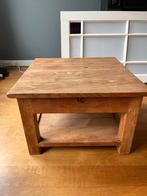 Teakhouten Salontafel 70x70x45, Huis en Inrichting, Ophalen, Gebruikt, 50 tot 100 cm, Minder dan 50 cm