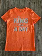 Oranje shirt Koningsdag, King for a Day, Hema, maat 134/140, Kinderen en Baby's, Kinderkleding | Maat 134, Jongen, Ophalen of Verzenden