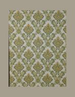 3640 Kleine barokprint groen geel vintage klassiek swiet, Verzenden, Minder dan 10 m², Groen