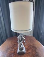 Klassieke Tafellamp met Beeld, Ophalen, Gebruikt, 75 cm of meer