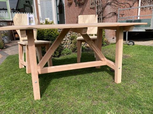 Grote tuintafel van douglashout, Tuin en Terras, Tuintafels, Nieuw, Rechthoekig, Hout, Ophalen