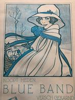 Blue Band oude reclameposter - Rie Cramer, Verzamelen, Ophalen of Verzenden, A1 t/m A3, Reclame, Rechthoekig Staand