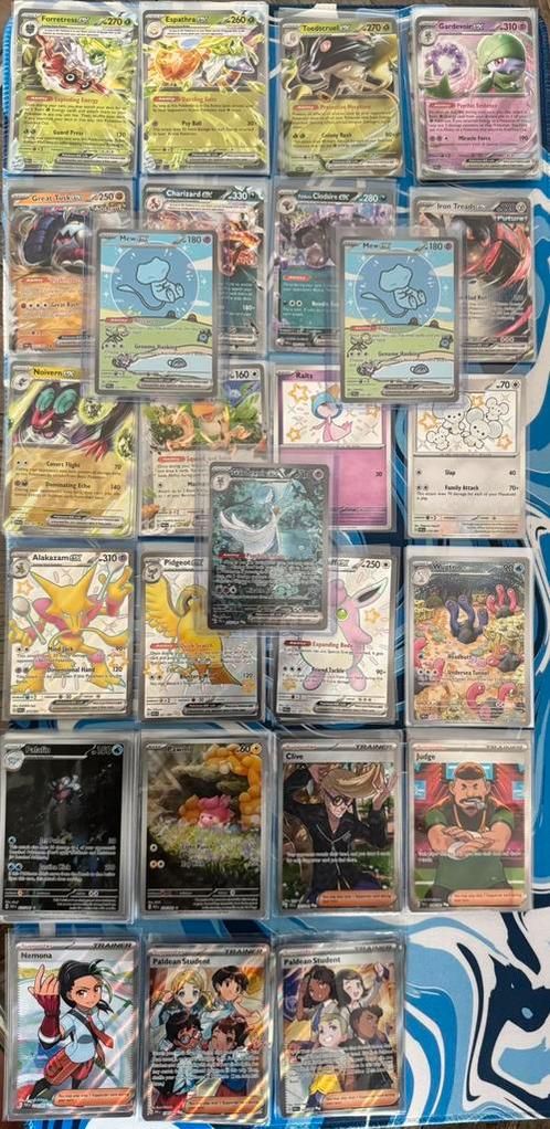 Veel hitjes paldean fates zie omschrijving voor aantallen !!, Hobby en Vrije tijd, Verzamelkaartspellen | Pokémon, Zo goed als nieuw