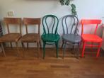 5 oude cafestoelen, Huis en Inrichting, Stoelen, Ophalen, Gebruikt, Overige kleuren, Vijf, Zes of meer stoelen