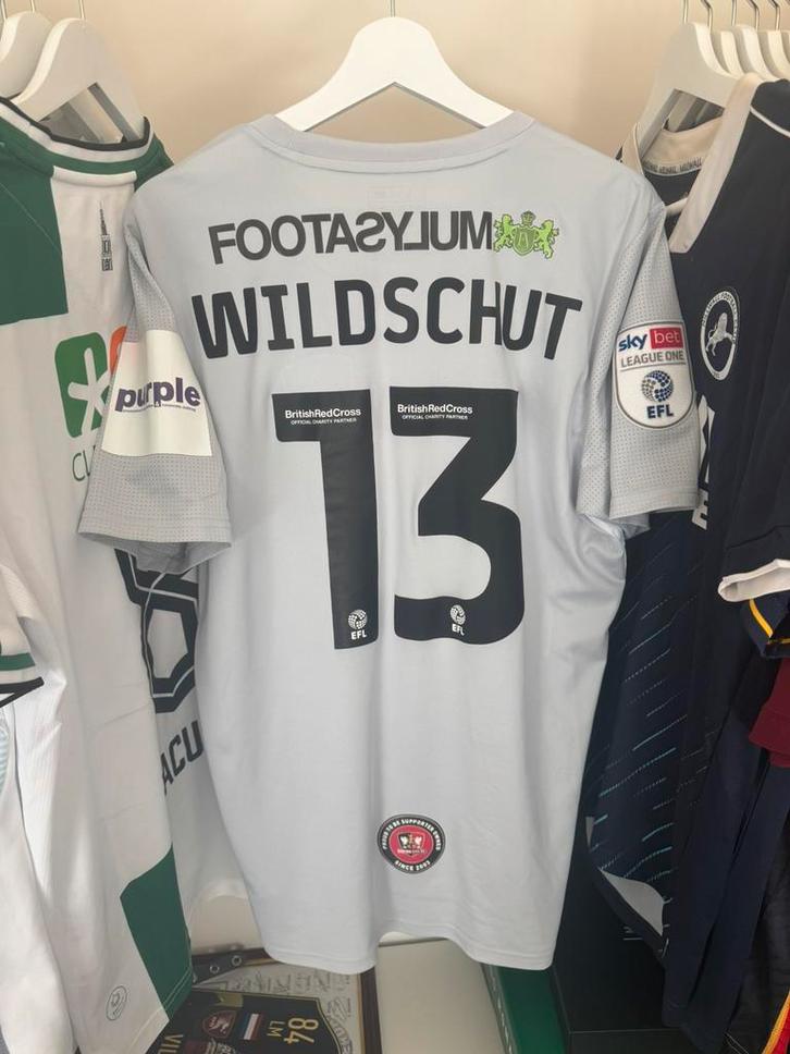 Exeter City shirt Yanic Wildschut, matchworn?, Verzamelen, Sportartikelen en Voetbal, Zo goed als nieuw, Shirt, Overige binnenlandse clubs