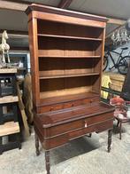 Bureau met opstand bovenstuk antiek mahonie opruiming, Ophalen, Manus, Manus, Info@