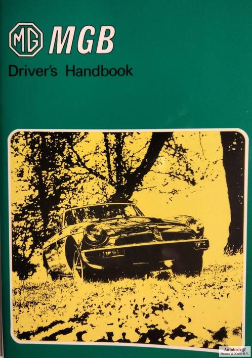 Handboek MGB Instructieboekje AKM8098 (Engelstalig), Auto diversen, Handleidingen en Instructieboekjes, Ophalen of Verzenden