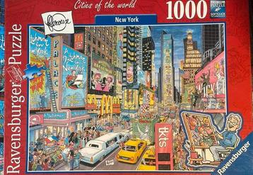 Legpuzzel 1000 stukjes New York cities of the world beschikbaar voor biedingen
