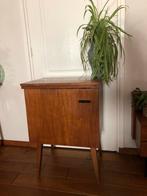 Vintage kast wasmeubel Lp kastje, Ophalen of Verzenden