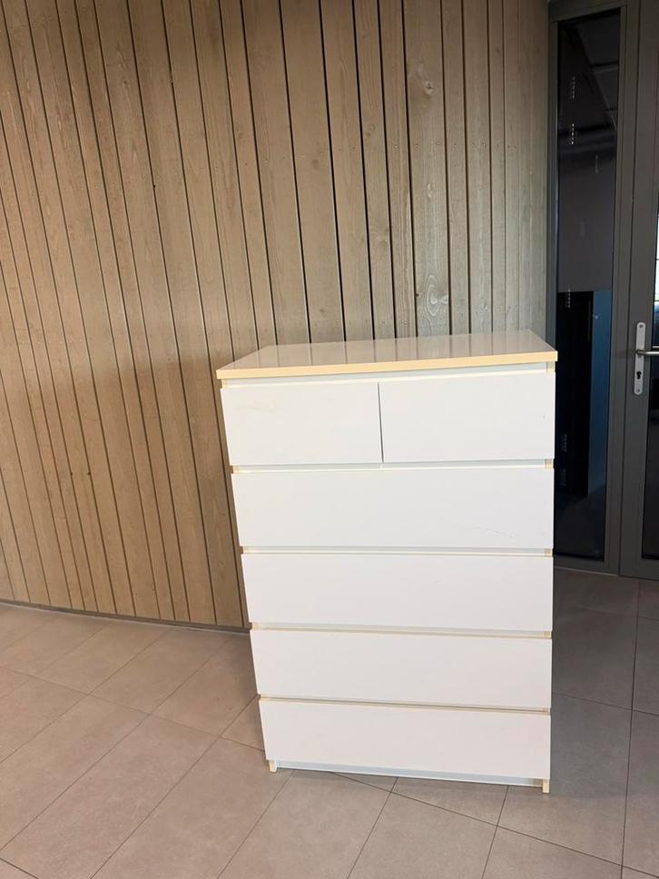 Ikea Malm Ladekast, Huis en Inrichting, Kasten | Kledingkasten, Gebruikt, 100 tot 150 cm, 50 tot 100 cm, 25 tot 50 cm, Met lade(s)