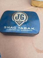 Vintage JG Shag Tabak Blikken Doos, Ophalen of Verzenden