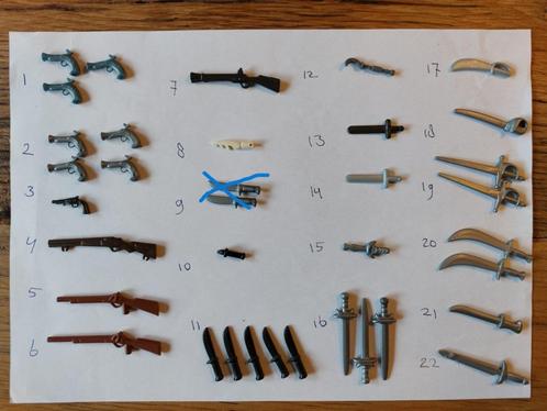 Playmobil werk, wapens en gereedschap, Kinderen en Baby's, Speelgoed | Playmobil, Gebruikt, Los playmobil, Ophalen of Verzenden