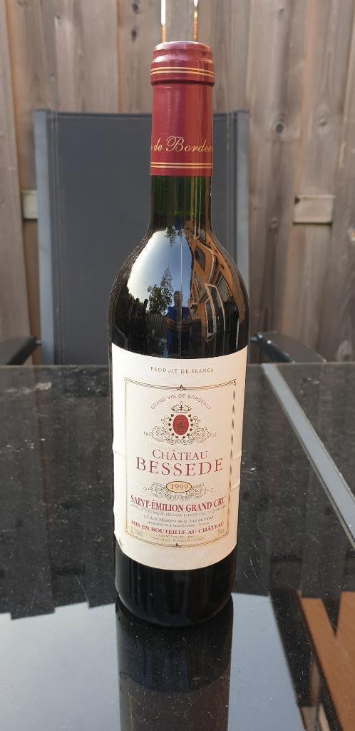 Grand Vin Chateau Bessede Saint Emilion Grand Cru 1999, Verzamelen, Wijnen, Nieuw, Rode wijn, Frankrijk, Vol, Verzenden