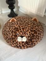 Panter poef zit zak, Ophalen, Zo goed als nieuw, Rond, Minder dan 50 cm