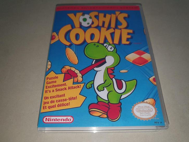 Yoshi's Cookie NES Game Case, Spelcomputers en Games, Games | Nintendo NES, Zo goed als nieuw, Verzenden