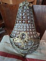 Vintage Kristal Messing Lampen, Antiek en Kunst, Antiek | Lampen, Ophalen