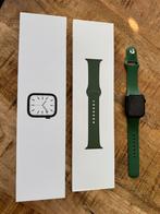 Apple Watch 7 serie 45 mm, Ophalen of Verzenden, Zo goed als nieuw, Zwart, IOS