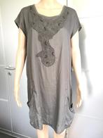 B993 DIDI grijs jurkje jurk tuniek blouse top Maat S=36, Didi, Ophalen of Verzenden, Zo goed als nieuw, Maat 36 (S)