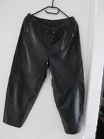 marccain marc cain zwarte leren broek n5, Kleding | Dames, Broeken en Pantalons, Verzenden, Zo goed als nieuw, Zwart