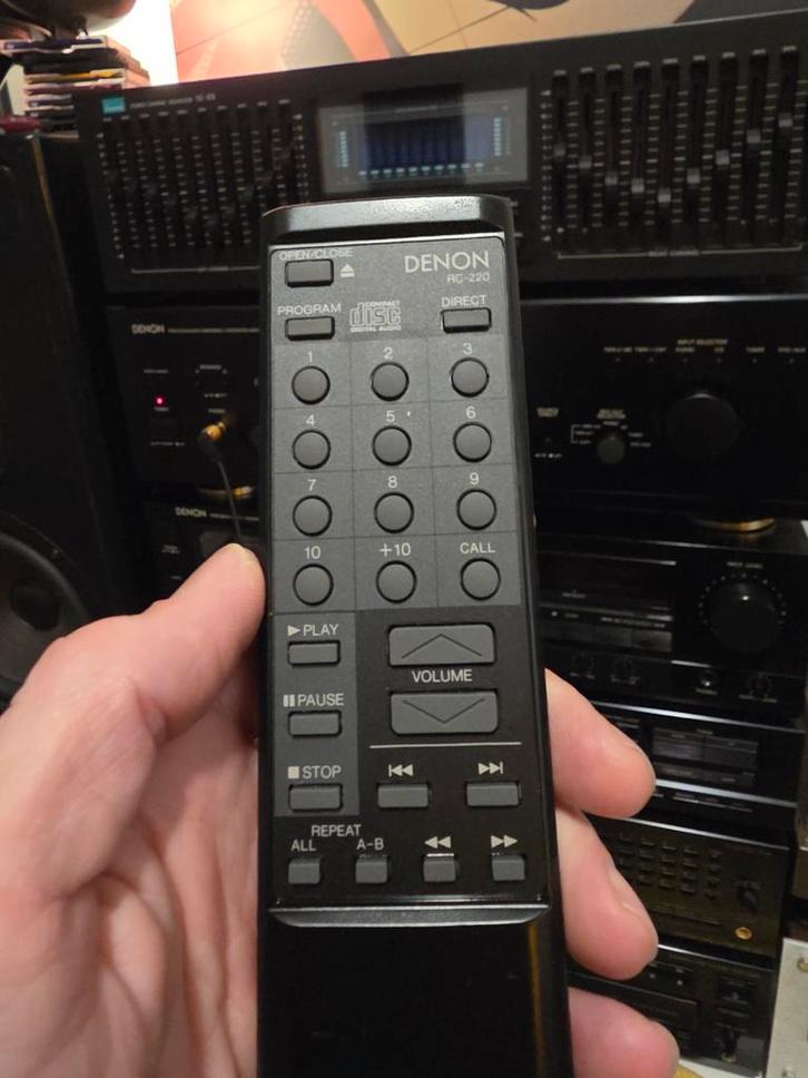 Originele Denon RC-220 Afstandsbediening voor CD-spelers, Audio, Tv en Foto, Afstandsbedieningen, Ophalen of Verzenden
