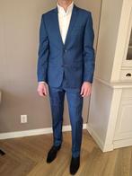 Pak (pantalon en colbert) maat 48, Kleding | Heren, Ophalen of Verzenden, Zo goed als nieuw, Maat 48/50 (M), Blauw