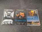 Actie/Thriller dvd's: Cube,The man without a face,15 Minutes, Vanaf 16 jaar, Ophalen of Verzenden, Zo goed als nieuw, Actie