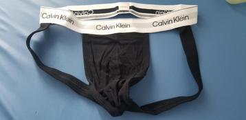 Black jockstrap with a white waistband from CK beschikbaar voor biedingen
