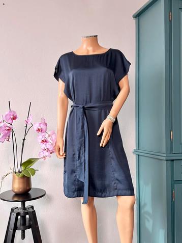 ESPRIT jurk maat 38 - donker marineblauw - satijn geweven beschikbaar voor biedingen