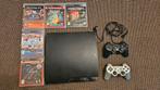 playstation 3, Spelcomputers en Games, Spelcomputers | Sony PlayStation 3, Phat, Met 2 controllers, Ophalen of Verzenden, Gebruikt