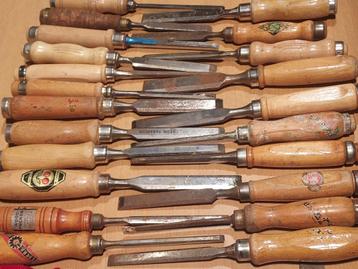 Houtbeitel steekbeitel serie. Tegen aannemelijk bod beschikbaar voor biedingen