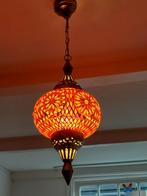 Oosterse mozaiek lamp rood oranje, Huis en Inrichting, Lampen | Kroonluchters, Zo goed als nieuw, Ophalen