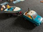 Playmobil auto met boot en trailer, Ophalen of Verzenden, Gebruikt, Jongen of Meisje