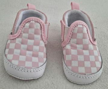 Vans baby schoentjes roze wit maat 17 merk schoenen schoen