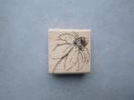 different colors stempel Drawing flower/bloem  zgan, Hobby en Vrije tijd, Stempelen, Verzenden, Zo goed als nieuw, Houten stempel