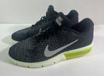 Nike Air Max Sequent 2 gympen  Maat 45, Zwart, Nike Air, Ophalen of Verzenden, Sneakers of Gympen