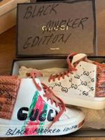 Gucci sneakers black marker edition, Kleding | Dames, Schoenen, Gucci, Ophalen of Verzenden, Zo goed als nieuw, Sneakers of Gympen