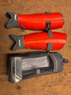 Oranje Scheenbeschermers Maat L, Sport en Fitness, Hockey, Ophalen of Verzenden, Zo goed als nieuw, Kleding