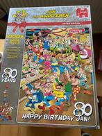 Van Haasteren, fijne verjaardag Jan, 80 years, Hobby en Vrije tijd, Denksport en Puzzels, Ophalen of Verzenden, 500 t/m 1500 stukjes